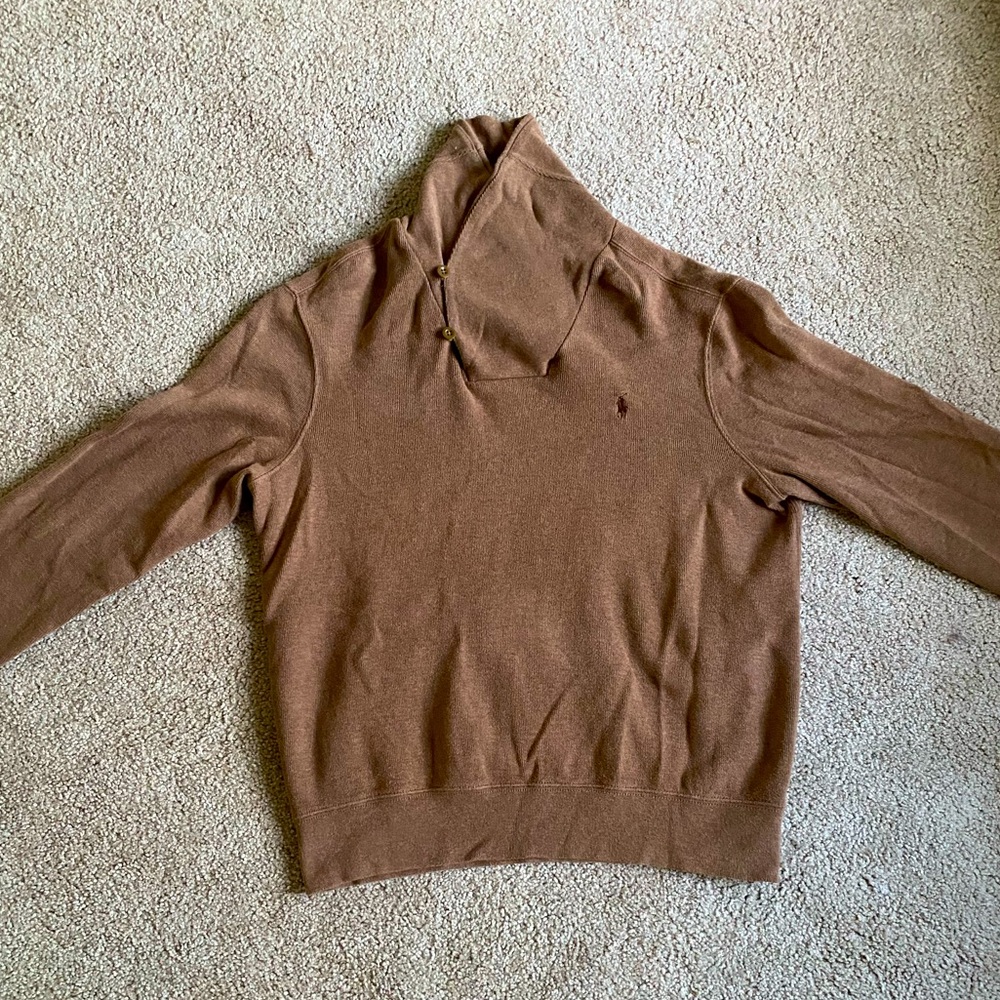 RALPH LAUREN POLO Men’s Sweater Mock Neck Long Sleeve Shirt Top